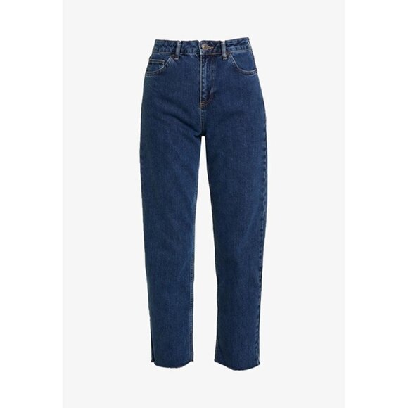 BDG | Pax High Rise Straight Leg Raw Hem Dark Wash Jeans - Size 26 - Picture 1 of 12